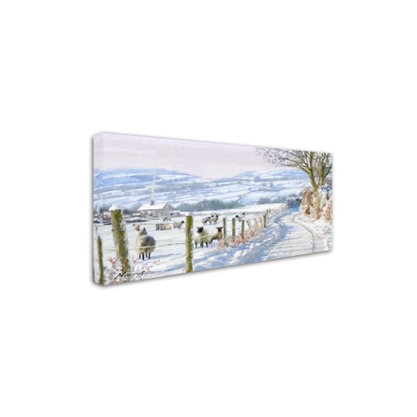 The Macneil Studio 'Snowy Landscape' Canvas Art,16x32